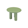 Picture of Coffee table, axis, green, glossy paint, dia.60x50cm