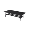 Picture of Coffee table, bento , wood structure, black, 130x72x35cm