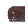 Picture of Small top coffee table, corolla, marble, red, dia.60x48cm