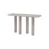 Picture of Console, filo, metal legs, creamy glossy paint, 140x40x80cm