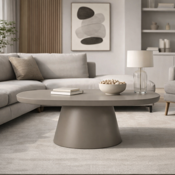 Picture of Coffee table, roko, wood, taupe, 99x88x41.5cm