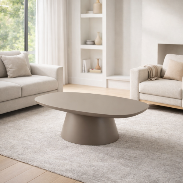 Picture of Coffee table, roko, wood, taupe, 91x59x34.5cm