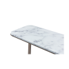 Picture of Console, lili, top white marble, brushed brass base, 140x40x80cm