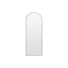 Picture of Floor clear mirror, abby, steel brushed brass, 71x188x3 cm