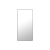 Picture of Floor clear mirror, lotus, steel brushed brass, 100x200