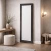 Picture of Floor clear mirror, obel, steel brushed bronze, 210x68x7.5 cm