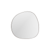 Picture of Wall mirror medium, sami, steel brushed brass, black base board, 100x100x7cm