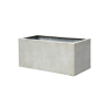 Picture of Vase, box, concrete surface, white color, 80x31x31cm