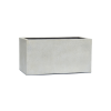 Picture of Vase, box, concrete surface, white color, dia.80x31x31cm