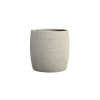 Picture of Vase, barrel, sand surface, crema, dia.44x44cm