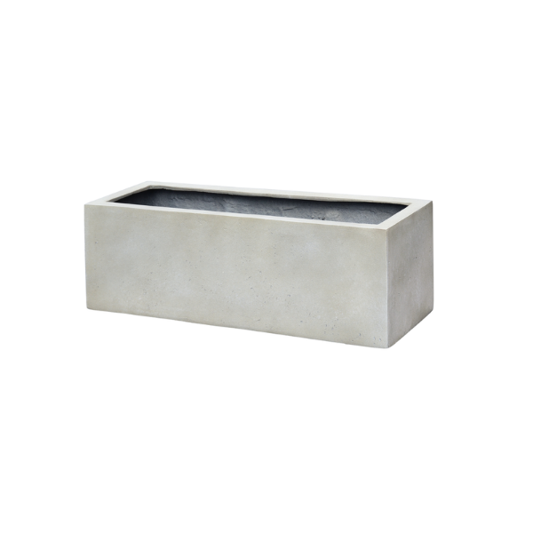 Picture of Vase, box, white, d.60x20x20cm