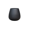 Picture of Vase, lotus bud, concrete surface, charcoal, dia.84x82