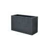 Picture of Vase, mid.box, concrete surface, charcoal, dia.100x45x60cm