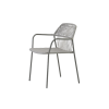 Picture of Chair with armrest, flair alu, sand, 56x59x79cm 