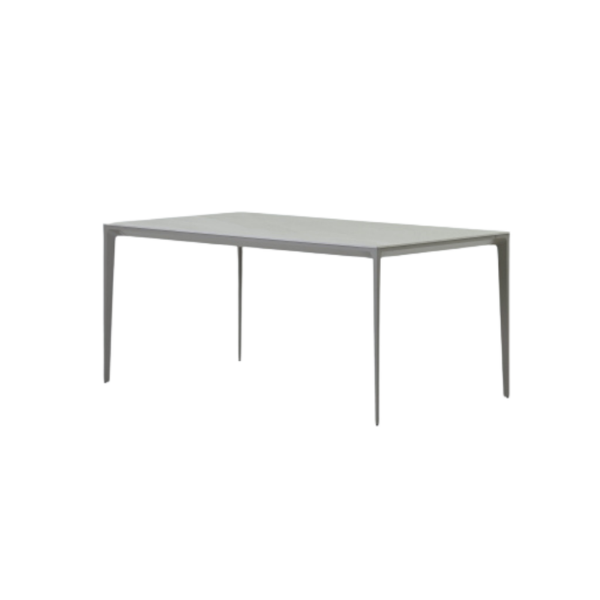 Picture of Dining table , pixel, aluminium, sand, ceramic table top, 90x160x73cm