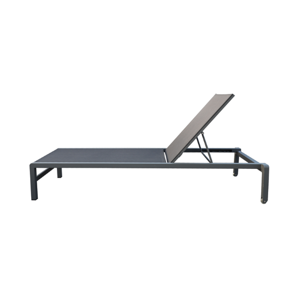 Picture of Sunlounger, borea, aluminium antracite, fume, 195x78x33cm