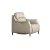 Picture of Armchair, zain, recliner, leather, light grey, 79x97x98cm 