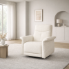 Picture of Swivel armchair, noan, fabric, white, 86x92x99cm 