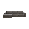 Picture of Left-hand sofa corner, vigo, fabric, cement, 303x172x82cm