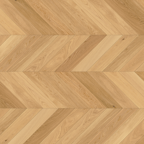 Picture of Engineered wood flooring, caramel chevron 130, oak light brown, 725x130x14mm