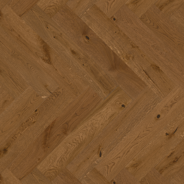 Picture of Engineered wood flooring, brown sugar, oak medium brown, 725x130x14mm