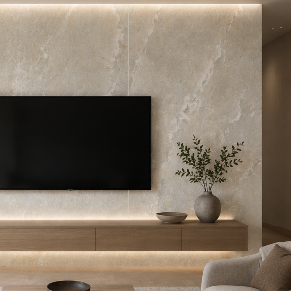 Picture of Floor tile rock salt, stone effect, matt, 6mm 120x240