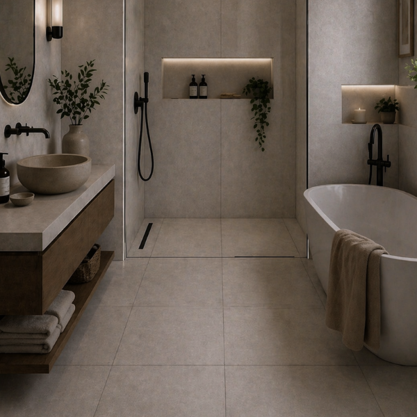 Picture of Floor tile elemental stone, stone effect, matt, 60x60