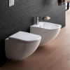 Picture of Fluid bidet, ceramic, wall hung, white, glossy, 37x53 cm