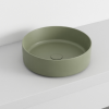 Picture of Shui comfort round basin, ceramic, countertop, cacao, matte, 40 cm