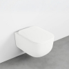 Picture of Era seat cover, soft close, white, glossy, 37x53 cm