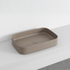 Picture of Shui comfort rectangular basin, ceramic, countertop, arenaria matte, 60x40 cm