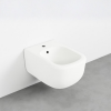 Picture of Era bidet, ceramic, wall hung, talco, matte, 37x53 cm