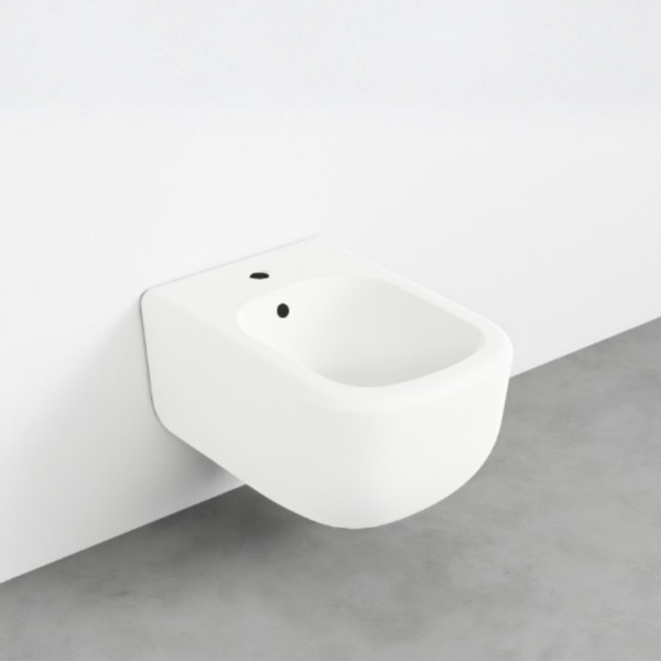 Picture of Era bidet, ceramic, wall hung, talco, matte, 37x53 cm