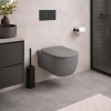Picture of Era wc, ceramic, wall hung, concrete, matte, 37x53 cm