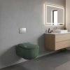 Picture of Era wc, ceramic, wall hung, seaweed, glossy, 37x53 cm