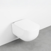 Picture of Era wc, ceramic, wall hung, white, glossy, 37x53cm