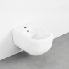 Picture of Era bidet, ceramic, wall hung, white, glossy, 37x53cm