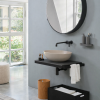 Picture of Eco oval basin, ceramic, countertop, avena, matte, 62x45cm