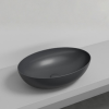 Picture of Bacinella oval basin, ceramic, countertop, lavagna, matte, 62x45 cm