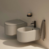 Picture of Itaca bidet, ceramic, wall hung, avena, matte, 37x53cm