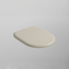 Picture of Itaca seat cover, resin, soft close, linen, matte, 37x53 cm