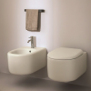 Picture of Itaca bidet, ceramic, wall hung, linen, matte, 37x53cm
