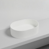 Picture of Theo oval basin, ceramic, countertop, talco, matte, 55x40cm