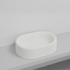 Picture of Itaca oval basin, ceramic, countertop/freestanding, talco, matte, 65x45cm