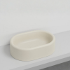 Picture of Itaca oval basin, ceramic, countertop/freestanding, linen, matte, 65x45cm