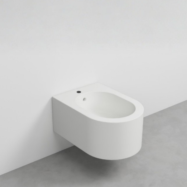 Picture of Otis bidet, ceramic, wall hung, talco, matte, 38.5x56 cm