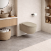 Picture of Otis wc, ceramic, wall hung, linen matte, 38.5x56cm