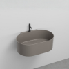 Picture of Otis oval basin, ceramic, wall hung, talpa glossy, 60x46cm