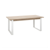 Picture of Dining table, mundi, extendable, rovere/ white, 180/240x40x76cm