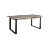 Picture of Dining table, vitruvia, oak, rovere/black, 180x91x76.5cm